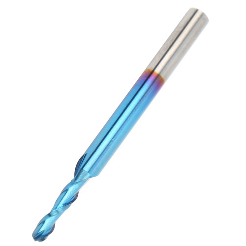 2-Flute Spiral Ball Nose End Mill Universal Router Bit Milling Cutter for Engraving Drilling Cutting