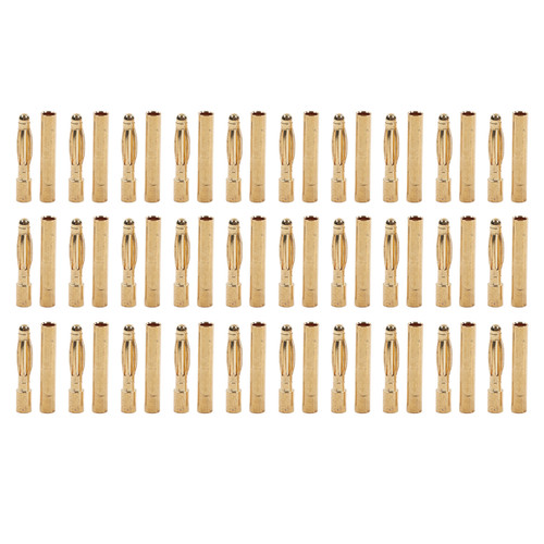 30Set Banana Connector Plug Brass Corrosion Resistance Stable Safe Battery Connector Plug for 2.0 Battery