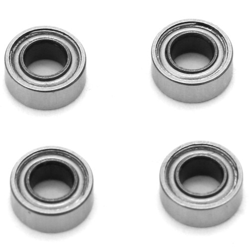 4pcs SMR63ZZ Stainless Steel Single Row Ball Roller Bearing 3mm Bore 6mm OD 2.5mm Thickness