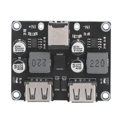DC Buck Converter Module 2‑Way for QC2.0 QC3.0 Fast Charger USB Mobile Phone Charging Board