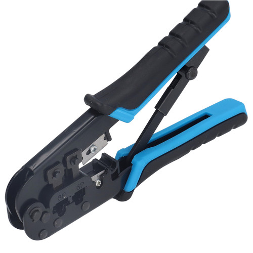 Crimping Pliers 8p / 6p Head Easy Shear Protective Device Long Service Life Ratcheting Crimping Tool