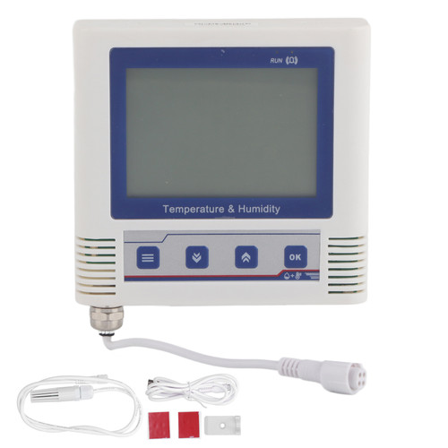 Temperature Data Logger USB External LCD Display Accurate Recorder Sensor  Probes DC 5V