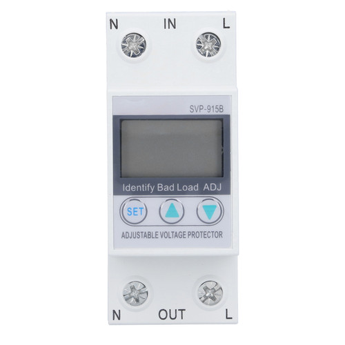 Over Under Voltage Protection Device Adjustable LCD Protector Relay Monitor AC