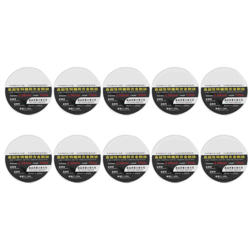 10Pcs Tungsten Alloy Wire Cutting Line High Toughness for Mobile Phone Screen Separation0.08mm