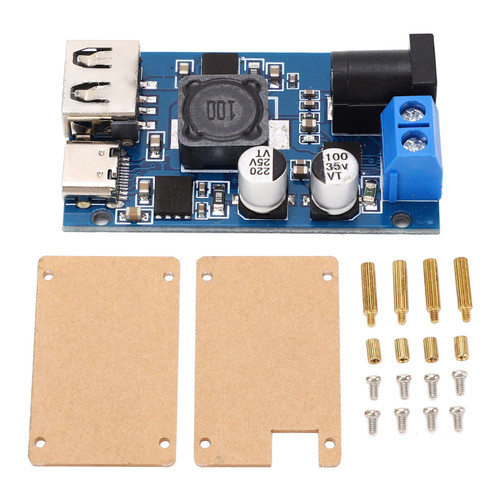 Buck Converter Module DC 8.2‑32V Input to DC 3‑20V Output QC 3.0 Quick Charging Board for Phone