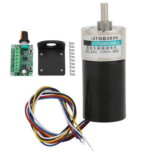 Brushless Motor DC24V Low Speed with Bracket Governor for Micro Machinery XD-37GB3650600rpm/min