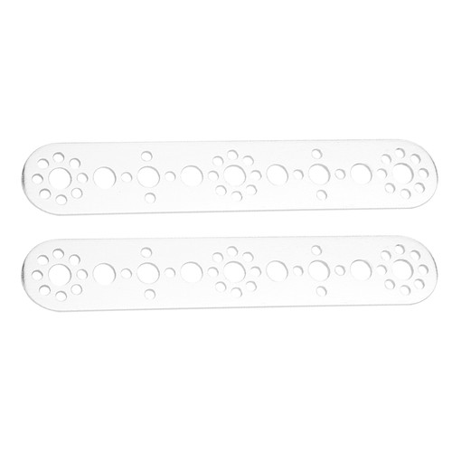 2Pcs Aluminum Plates 9-Holes Replacement Kits Fit for Tetrixrobotics Robot Accessories