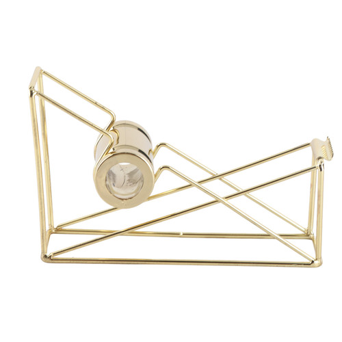 Desktop Adhesive Roll Holder Metal Hollow Tape Dispenser for School Office