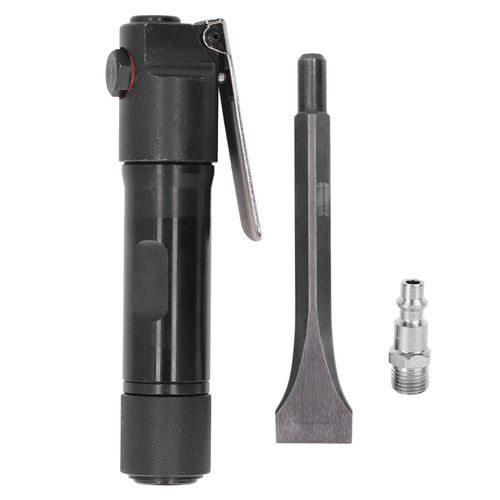 Straight Type Hand Pneumatic Shovel Aluminum Alloy Self Locking Head 1/4in Air Chisel Kit American Style