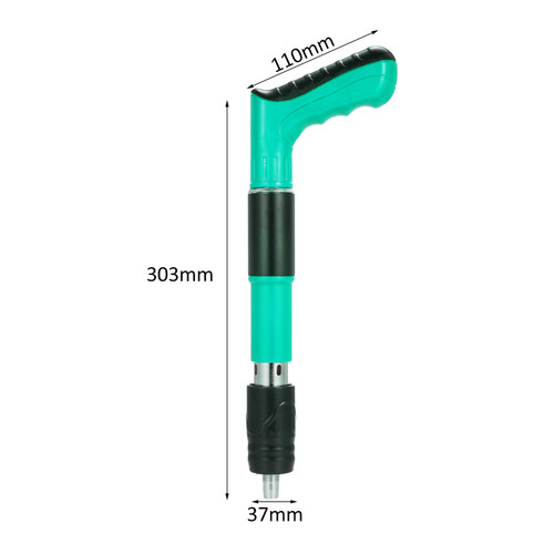 Nail Wall Fastening Tool High-Pressure Nail Machine Manual Steel Nail Machine Strength Adjustable with 20 Nails for Home DIY Woodworking Cement Wall