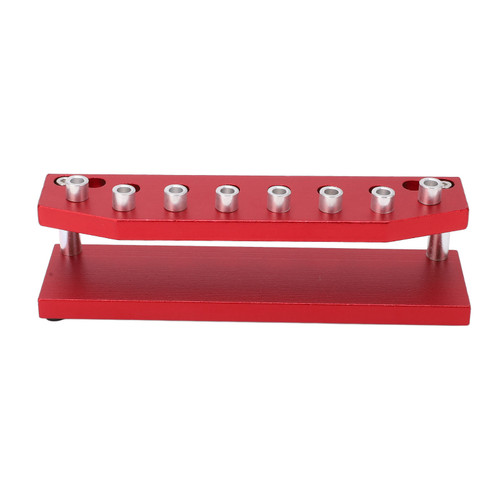 Screwdriver Stand 8 Holes Aluminum Alloy Tweezers Storage Rack Lightweight Portable Screwdriver Holder for Repair Shop