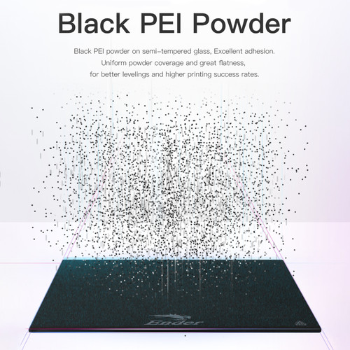 Creality Upgraded PEI Coated Glass Plate Printing Platform Build Plate 235x235mm (9.3x9.3in) for Ender-3 V2/3 Pro / Ender-5 Pro/3 S1 Pro Series Printers