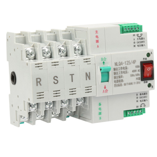 AC 400V 4P 63/80/100A Dual Power Automatic Transfer Toggle Switch(100A)