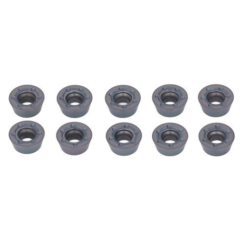 10 Pcs Lathe Carbide Blade Round Wood Turning Cutter High Precise Wear Proof CNC Milling Insert