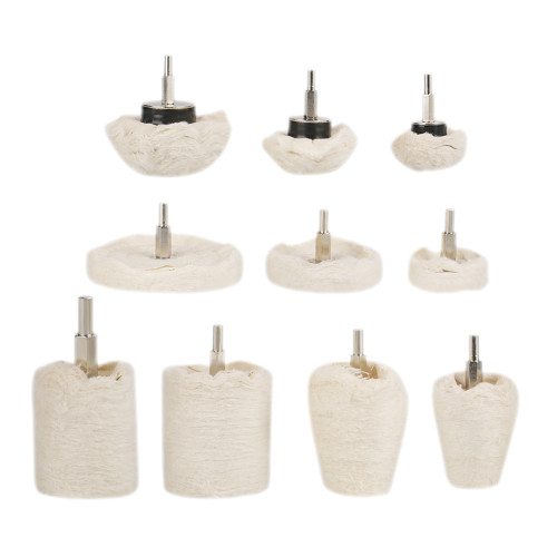 10pcs Various Polishing Mop Buffing Wheel Pad Kit