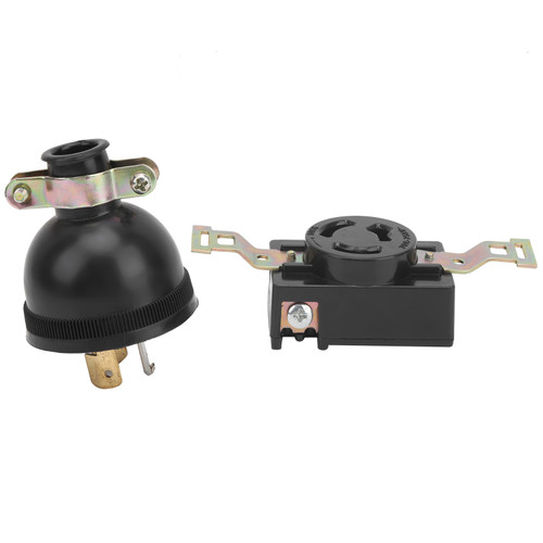 Generator 3-Hole Socket Plug SinglePhase Copper Diesel Engine Accessories 3/5/6.5/8KW AC220V