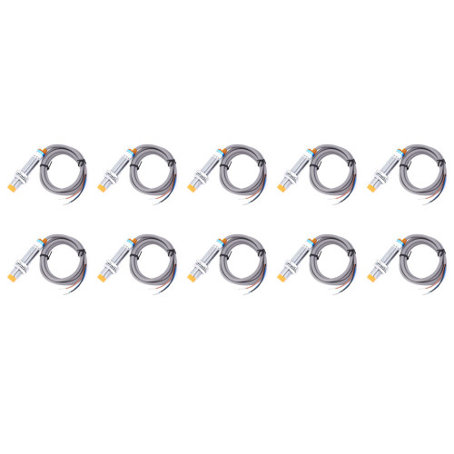 10PCS JYIO LJ12A3-4 Z / AX Sensor Inductive Proximity Switch 6-36VDC 300mA for DC 3 Wire NPN