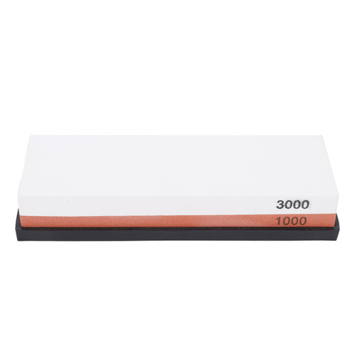 Household Knife Sharpening Stone White Corundum Whetstone with Base 1000 Grit 3000 Grit