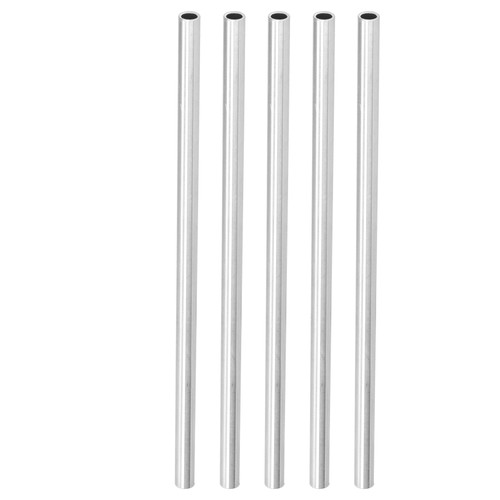 5Pcs Aluminum Tube Shaft Pipe Fittings Replacement Robot Support Parts 200mm 6100‑0608‑0200