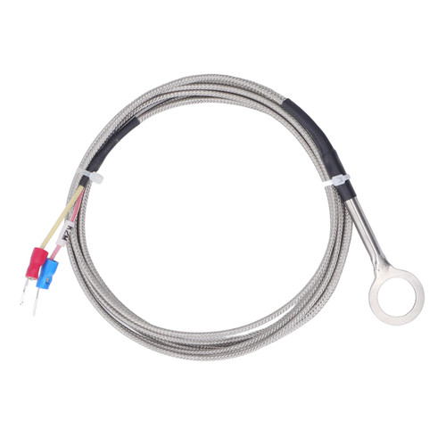 K Type Thermocouple 14 Dia 304 Stainless Steel ‑40 to 1000 ℃ Probe Type Thermocouple 2m / 6.6ft