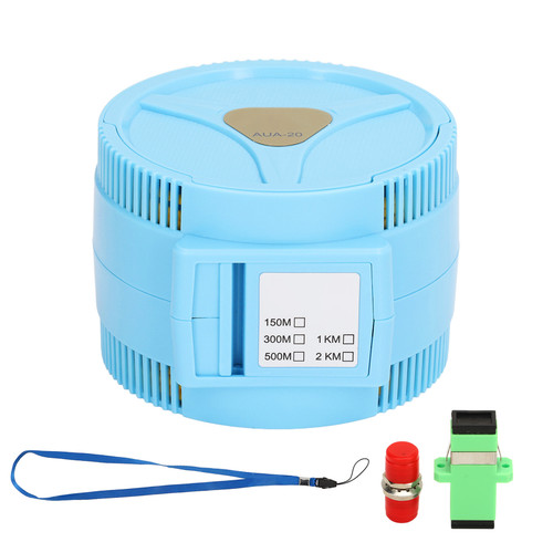 Single Mode OTDR Launch Cable Box SCUPC SCAPC Portable Fiber Optic Test Cable for 1310nm 1550nm Fiber Testing 150m / 492.1ft