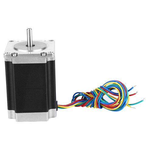 Nema 23 Stepper Motor Double Shaft High Torsion CNC Tool 4.2A 82mm 2Nm