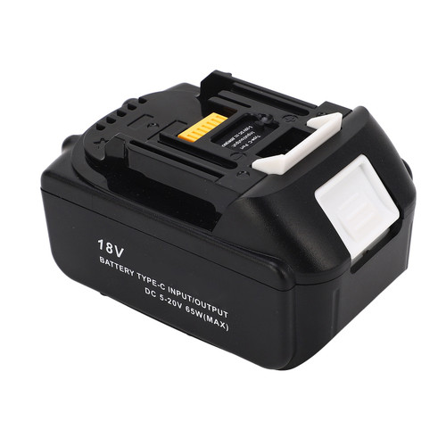 18V Lithium Battery Type C LED Power Indicator Lithium Ion Battery for BL1830 BL1840 BL1850 BL1860 4.0Ah