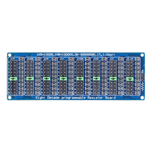 Programmable Resistor Board Screw Terminal Block 0.1R to 9999999R 8 Section 0.1R Accuracy Electronic Component