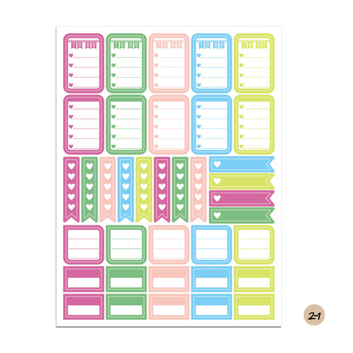 12 Sheets Essentials Planner Sticker Weekly Daily Schedule Sticker Planner Sticky Notes for DIY Calendar Planner Journal Decoration