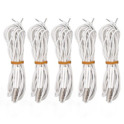 5PCS 24V 60W Heater Cartridge Replacement Stainless Steel Head Heating Tube 3D Printer Accessories 1 Meter / 3.3ft