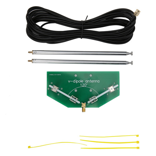 Antenna V‑Dipole Radio Communication Frequency 78M‑1 GHz Universal Indoor Acceptor