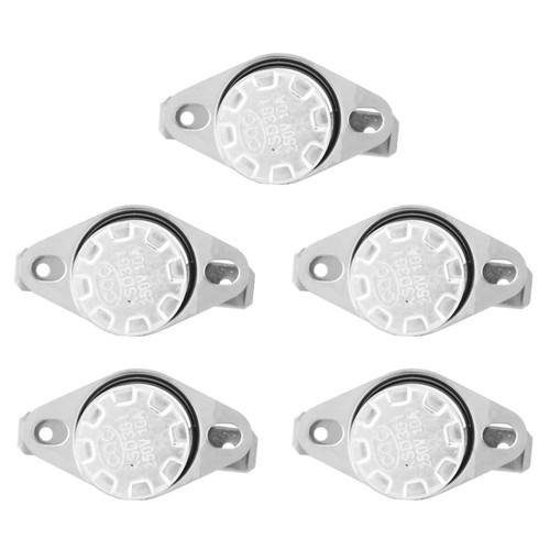 5 Pcs KSD301 Switch Temperature Control Thermostat Thermal Switch 250V10A NO60℃