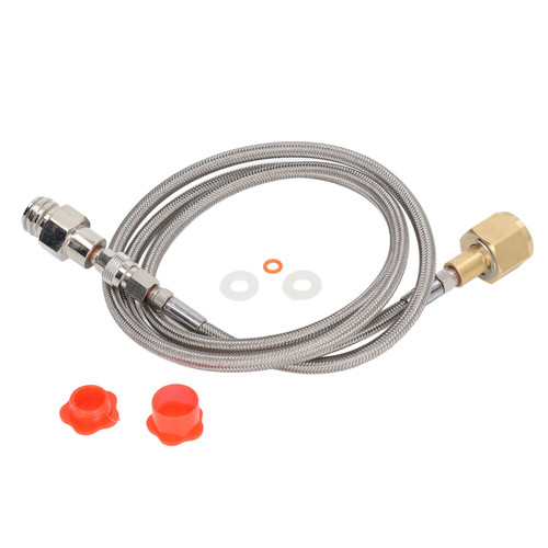 Soda Refill Adapter 1500PSI Rustproof CO2 Cylinder Cartridge Fill Tank Connector CGA320 to TR21-4