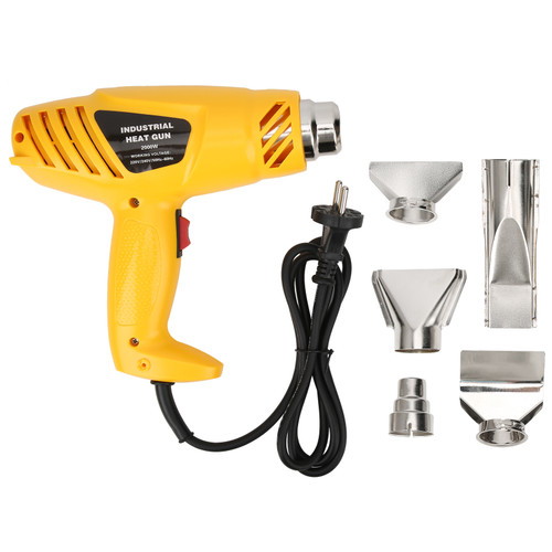 Hot Air Gun Set ABS Material Power Tools with 5pcs Nozzle 2000W J10