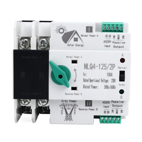 Transfer Switch Dual Power Fast Switching Automatic  AC 100A for Home Factory