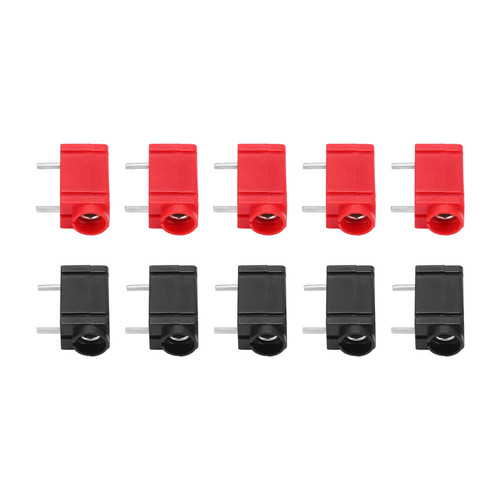 10Pcs PCB Banana Socket Good Conductivity 4mm Corrosion Resistance Stable PCB Panel Socket Connector