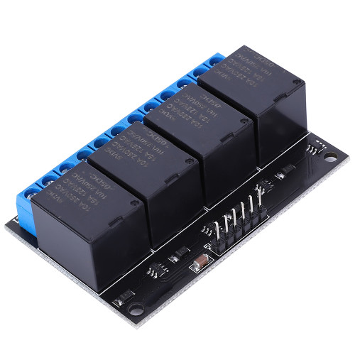 4 Channel Bistable Self Locking Relay Module Button MCU Low Level Control Switch 5V Accuracy