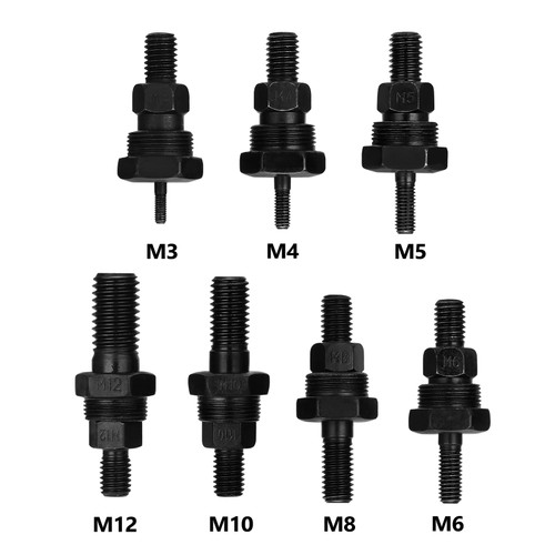 Riveter Machine Accessory Threaded Mandrel Rivet Nut Tool Adapter Pull Rod Riveter Replacement Riveting Heads