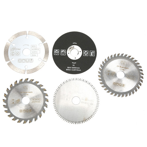 5Pcs 85mm Inner Diameter 15mm Mini Carbide Circular Saw Blade for Cutting Tool