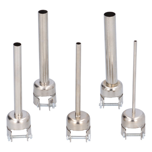 5Pcs Hot Air Gun Nozzle Kit Lengthened Straight 850 BGA Soldering Desoldering Station Accessory
