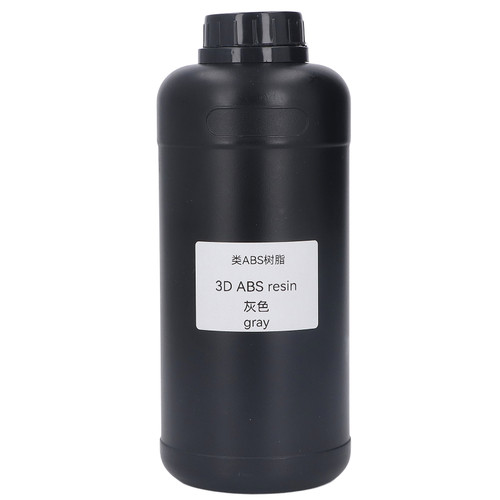 3D Printer Resin Photopolymer UV Curing Low Shrinkage High Toughness 1000ml for Printing Grey
