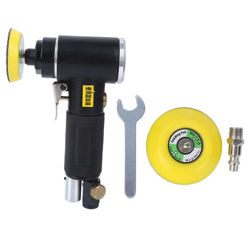 Mini Air Sander Pneumatic Sandpaper 2inch 3inch Eccentric Polishing Machine YC‑2612
