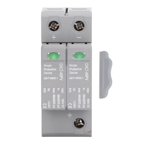 2P Photovoltaic Surge Protective Device High Accuracy Stable Performance Surge Arrester Device DC600V