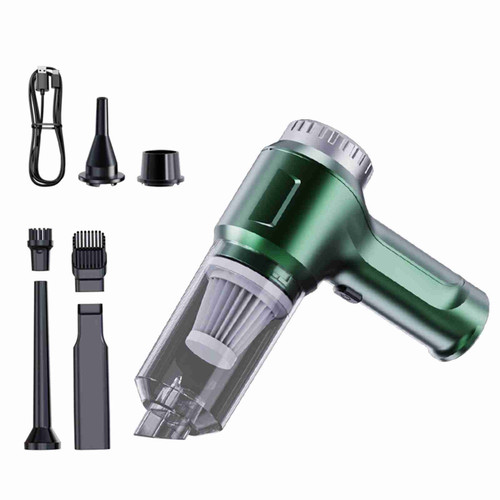 4 in 1 Wireless Handheld Vacuum Mini Car Vacuum Cleaner 11000PA High Power Cordless Rechargeable Car Vacuum Strong Suction Brushless Motor for Car and Home Pet Hair Cleaning