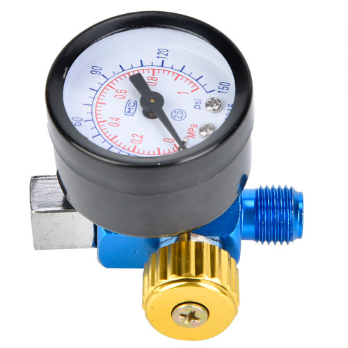 G1/4in Air Inlet Pressure Regulator Aluminium Alloy for Spray Gun Pneumatic Tool