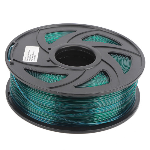 3D Printer Filament Long PLA Transparent Green Printing Material Consumables 1.75mm 1KG