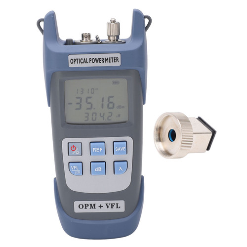 Optical Power Meter Integrated Red Light Source 7 Wavelengths Automatic Shutdow Fiber Tester with LED Light 15MW 15KM