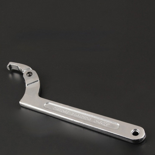 Multifunctional Hook Wrench Adjustable C Shape Movable Head Spanner Hand Repair ToolSquare Head 1 1/4-3in (32-76mm)