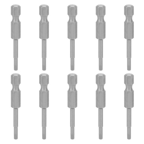 10Pcs Magnetic Head Screwdriver Bits S2 Alloy Steel Hex Socket Hardware Accessories