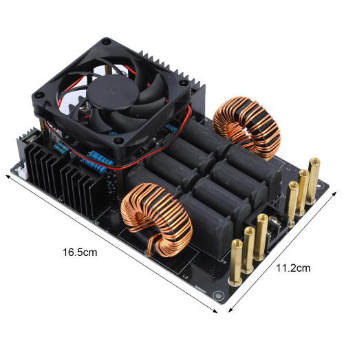 1000W 50A DC 12-40V Induction Heating Board ZVS Power Supply Module Low Voltage Flyback Driver Heater Tesla Coil for DIY Small Parts Heat Treatment